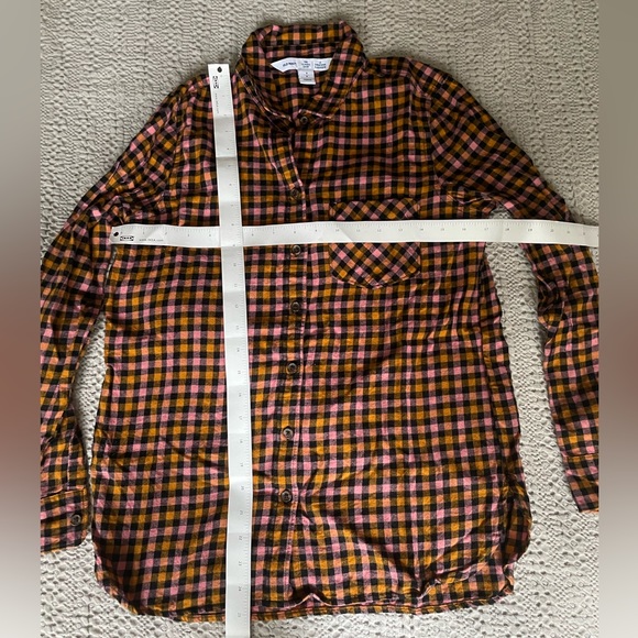 Plaid Flannel Button-down Shirt S - Picture 2 of 4